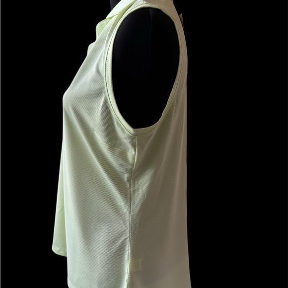 Walter Hagen Women’s Clubhouse Scalloped Polo Golf Shirt Performance Lime L NWT - Picture 4 of 8